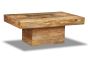 Light Dakota Large Pebble Coffee Table