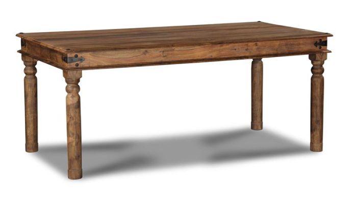 Jali Sheesham - Natural - 180cm Dining Table - Last One Remaining