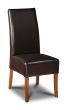 Brown Madrid Leather Dining Chair