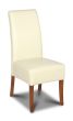 Cream Leather Madrid Dining Chair