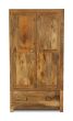Light Dakota Double Wardrobe