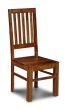 Jali Sheesham - High Back Slat Chair-Honey