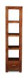 Cube Sheesham - Slim Jim Bookcase - In Stock-Honey