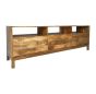 Inset Light Mango 180cm Media Unit 
