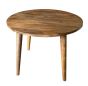 Light Vintage Mango Round Dining Table