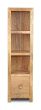Light Dakota Slim Drawer Bookcase