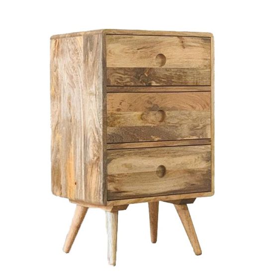 Light Vintage Mango 3 Drawer Chest