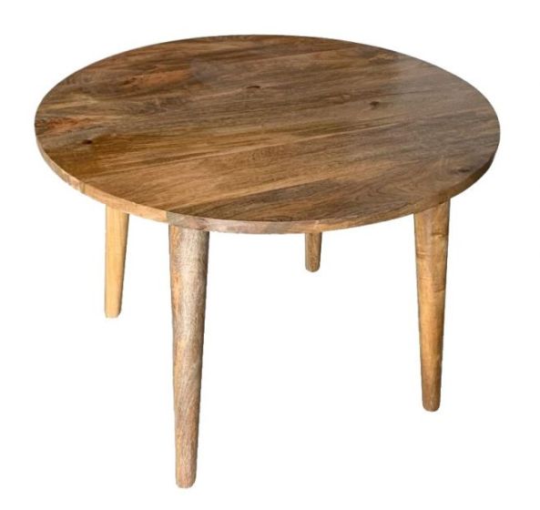 Light Retro Chic Round Dining Table
