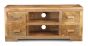 Light Mango Wood Media Unit