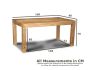 Mango Wood 160cm Dining Table