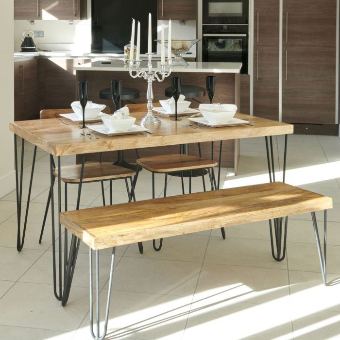 Light Vintage 140cm Dining Set In Stock