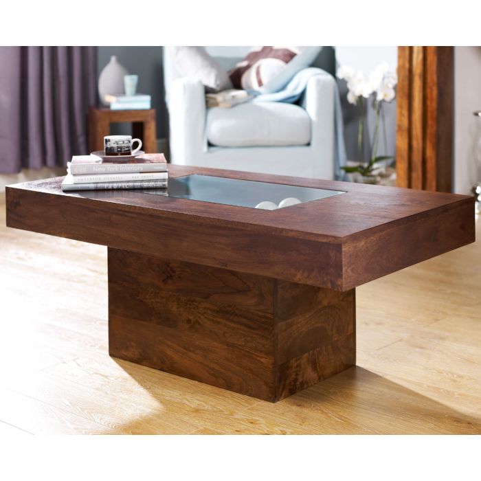 Dakota Large Pebble Coffee Table In Stock