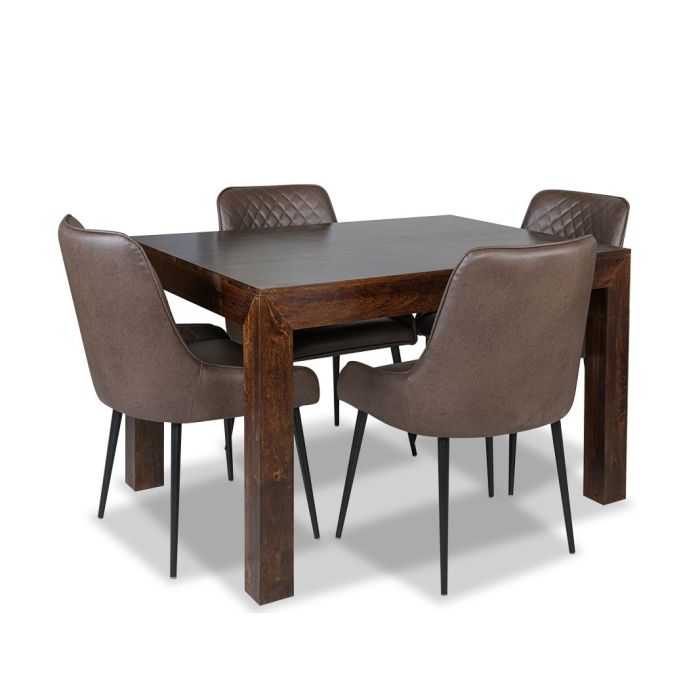 Amart round online table and chairs