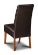 Brown Madrid Leather Dining Chair