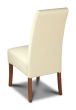 Cream Leather Madrid Dining Chair