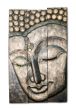 Carved Wooden Buddha Plaque