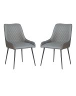 Set of 2 Henley Taupe Chairs