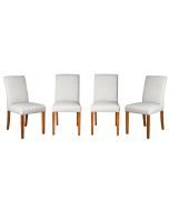 Set of 4 Milan Fabric Chairs