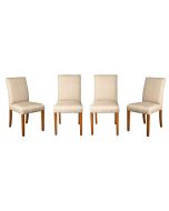 Set of 4 Milan Fabric Chairs