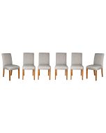 Set of 6 Milan Fabric Chairs