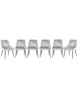 Set of 6 Henley Velvet Chairs