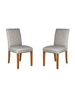 Set of 2 Milan Fabric Chairs