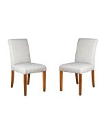 Set of 2 Milan Fabric Chairs