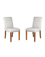 Set of 2 Milan Fabric Chairs