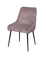 Dusky Pink Henley Velvet Chair 