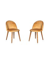 Set of 2 Zena Velvet Chairs