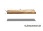 Light Mango Wood Large Floating Shelf