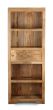 Light Mango Wood 1 Drawer Bookcase