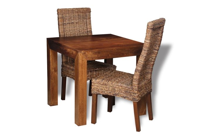 Dakota 80cm Dining Table & 2 Havana Chairs : Salsa