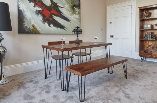 Vintage 140cm Dining Table - In Stock