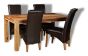 Cube Light Dining Table & 4 Rollback Chairs