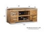 Mango Wood Corner TV Unit