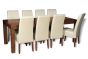Dakota 220cm Dining Table & 8 Madrid Chairs : Madrid - Cream