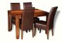 Small Cube Dining Table & 4 Madrid Chairs