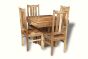 Light Dakota 90cm Cube Dining Table & 4 Dakota Chairs