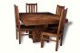 Dakota Cube Dining Table & 4 Dakota Chairs