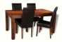 Dakota 160cm Dining Table and 4 Barcelona Chairs