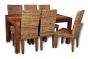 Mango Wood 180cm Dining Table & 6 Havana Chairs