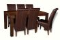 Mango 180cm Dining Table & 6 Rollback Chairs