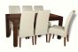 Mango 160cm Dining Table & 6 Rollback Chairs