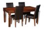Jali Dining Table & 4 Barcelona Chairs