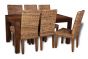 Mango Wood 160cm Dining Table & 6 Havana Chairs