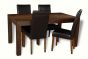 Mango Wood 160cm Dining Table & 4 Barcelona Chairs