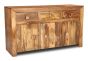 Light Dakota 140cm 3 Cupboard Sideboard