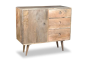 Ex-Display Light Vintage Mango 85cm Sideboard - In Stock