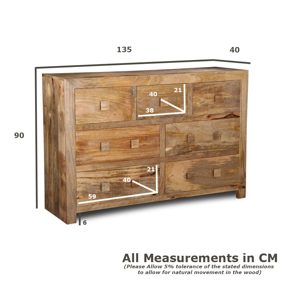 Light Dakota Extra Large Drawers | Trade Furniture™